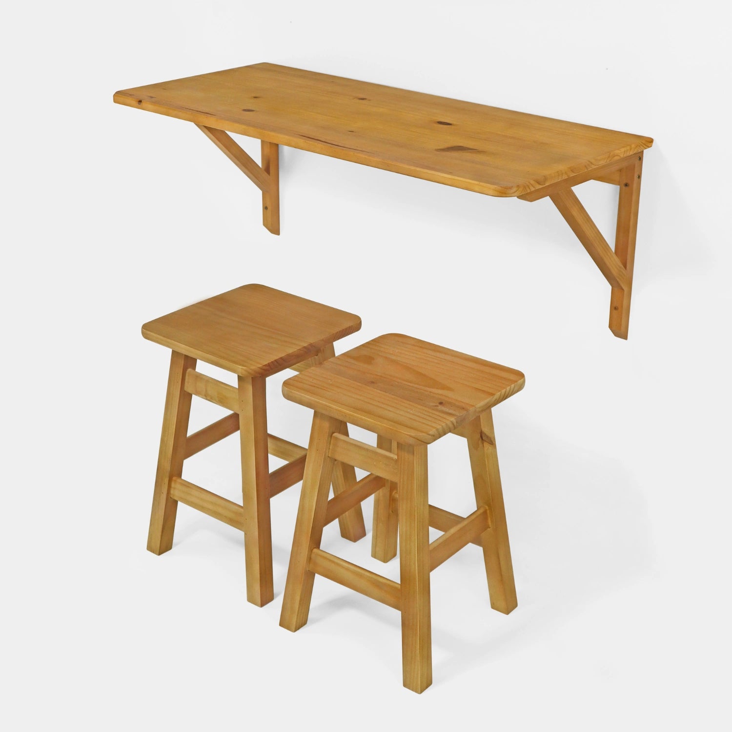 Mesa de Parede com Banquetas!