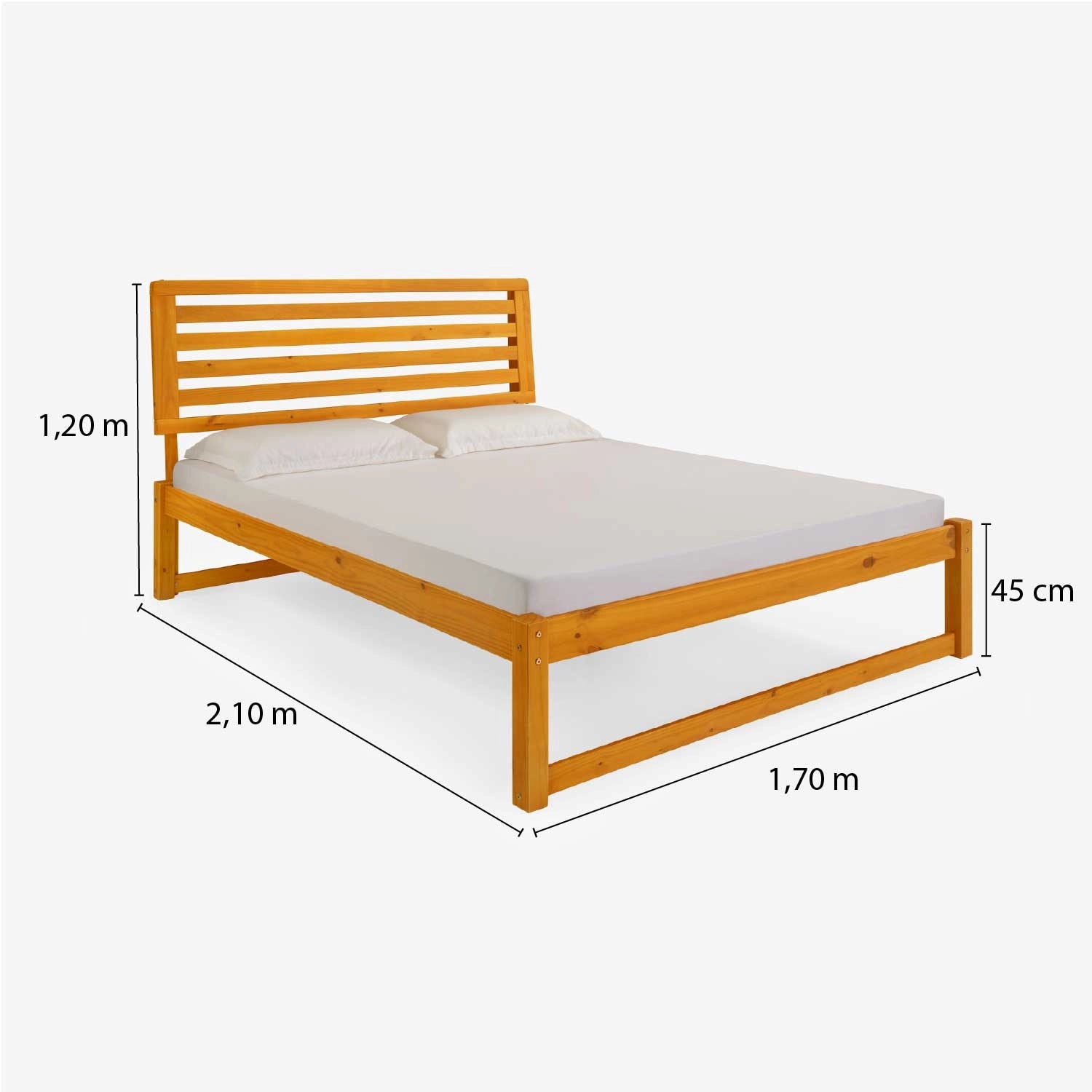 Cama de Madeira Morada Completa!