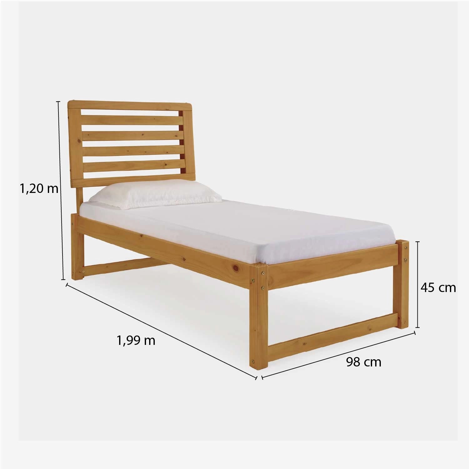 Cama de Madeira Morada Completa!