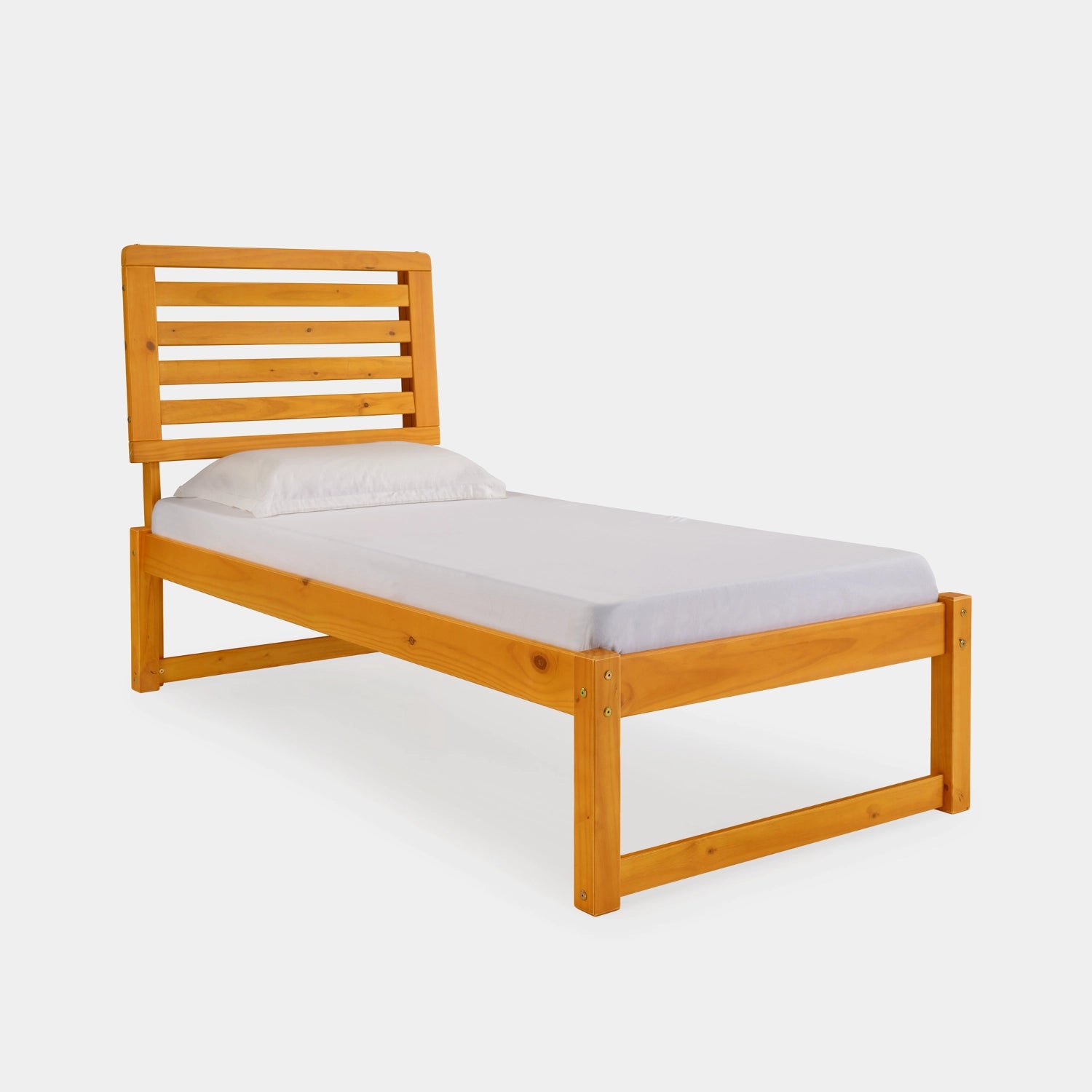 Cama de Madeira Morada Completa!