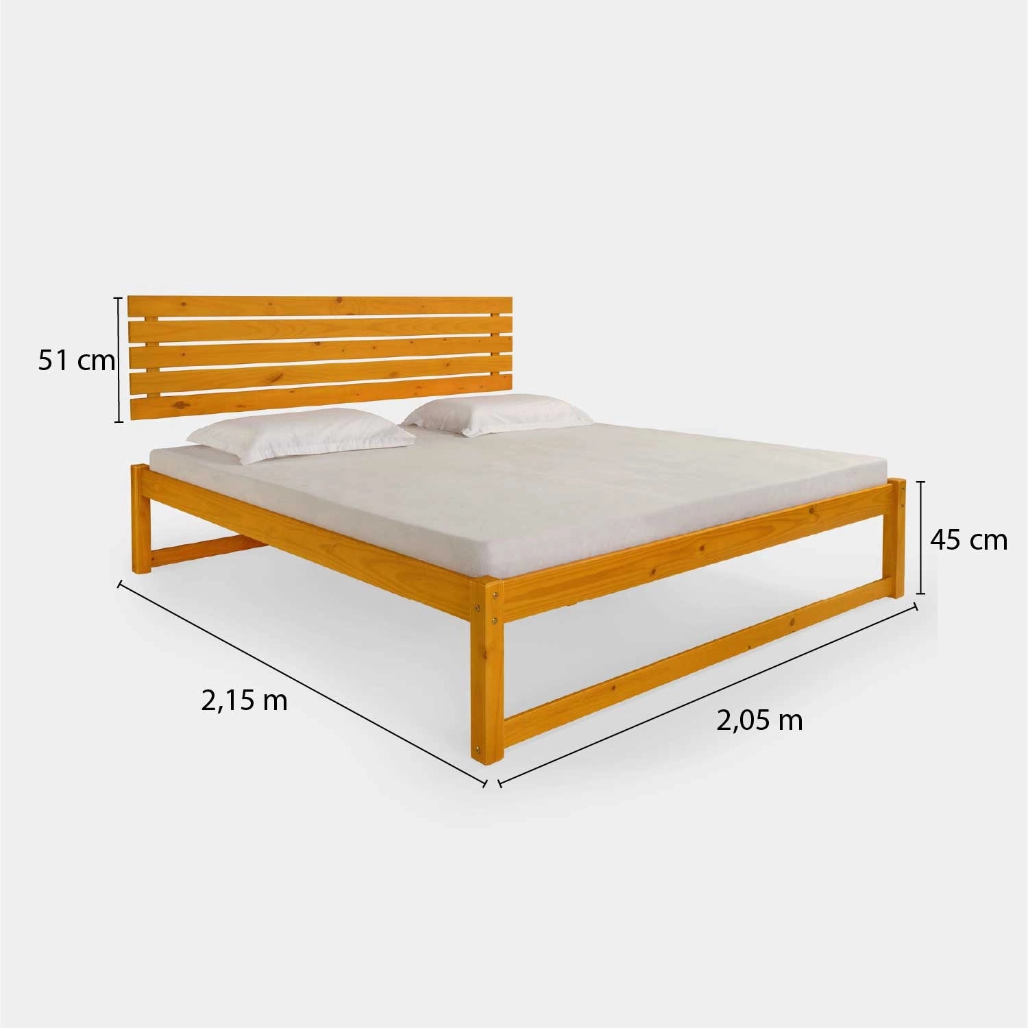 Cama de Madeira Morada Completa!