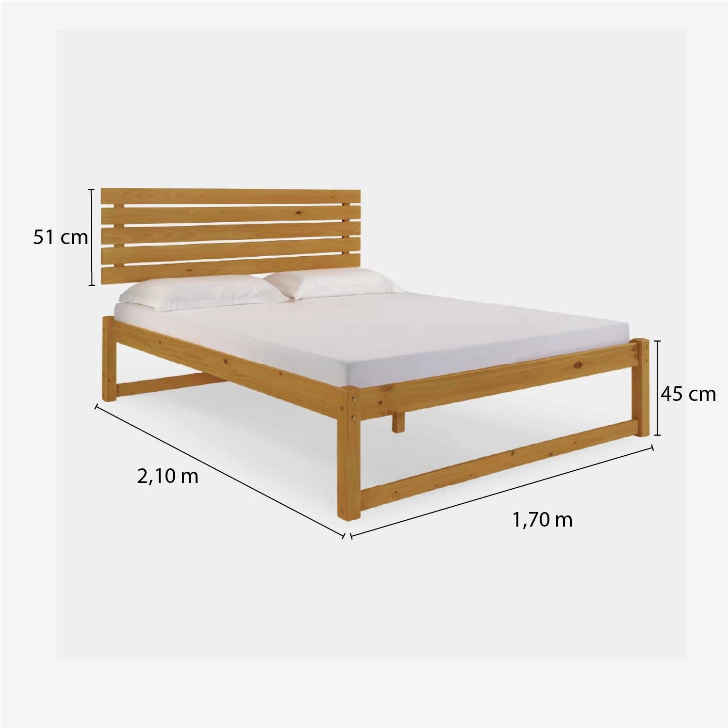 Cama de Madeira Morada Completa!