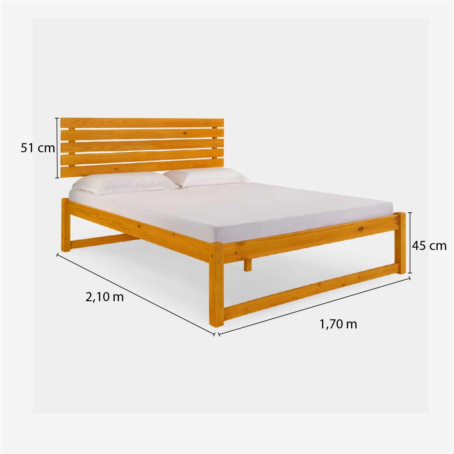 Cama de Madeira Morada Completa!