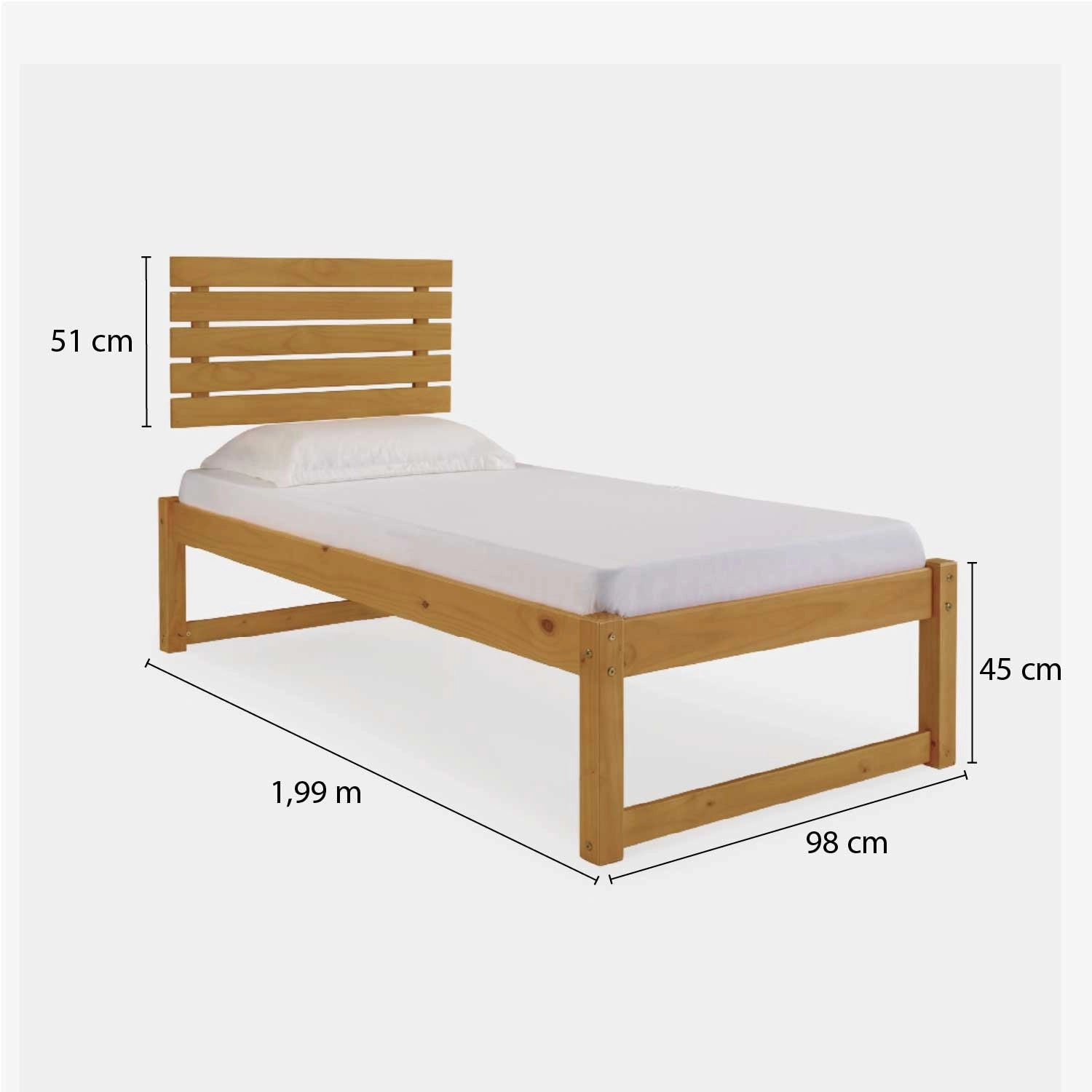 Cama de Madeira Morada Completa!
