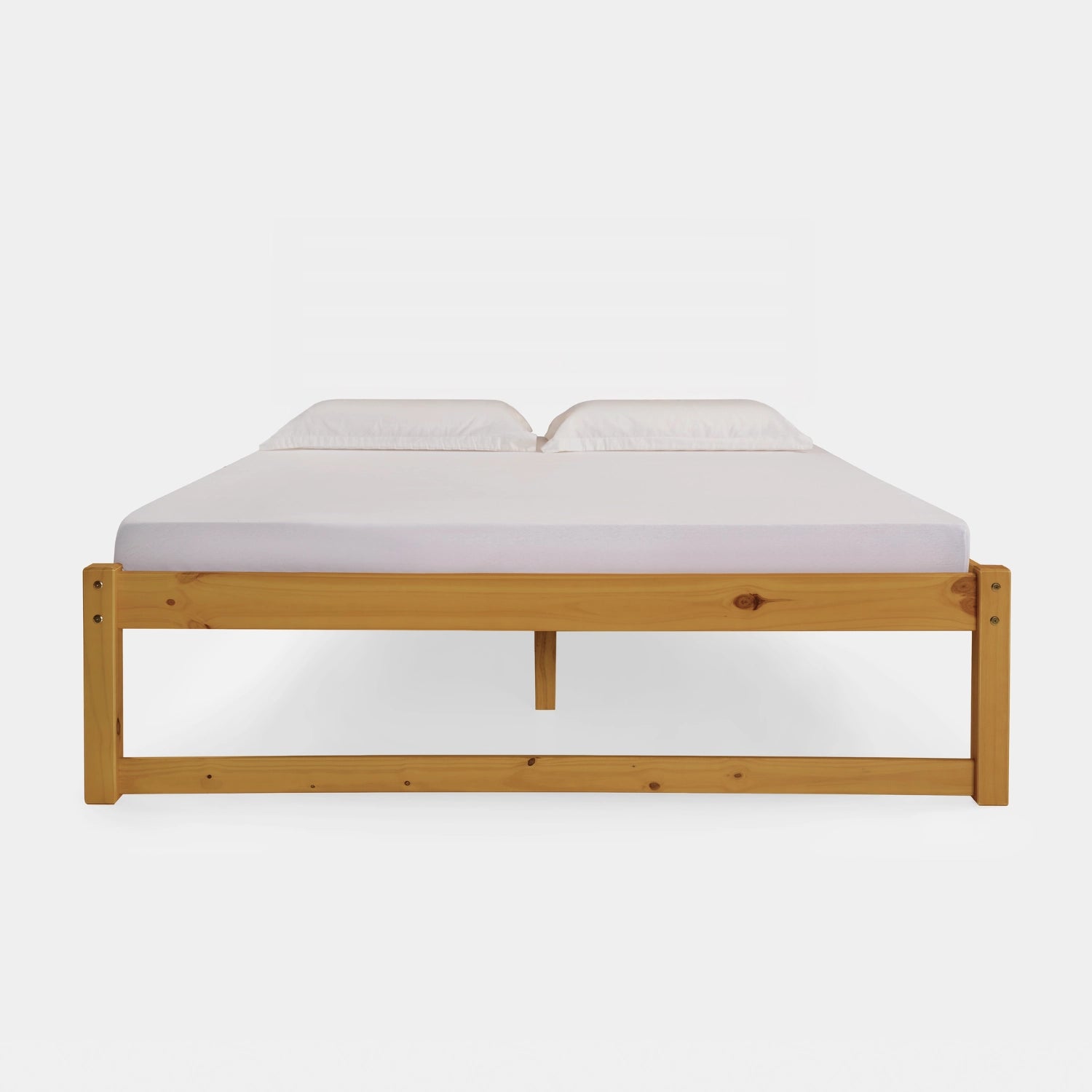 Cama de Madeira Morada com Cabeceira!