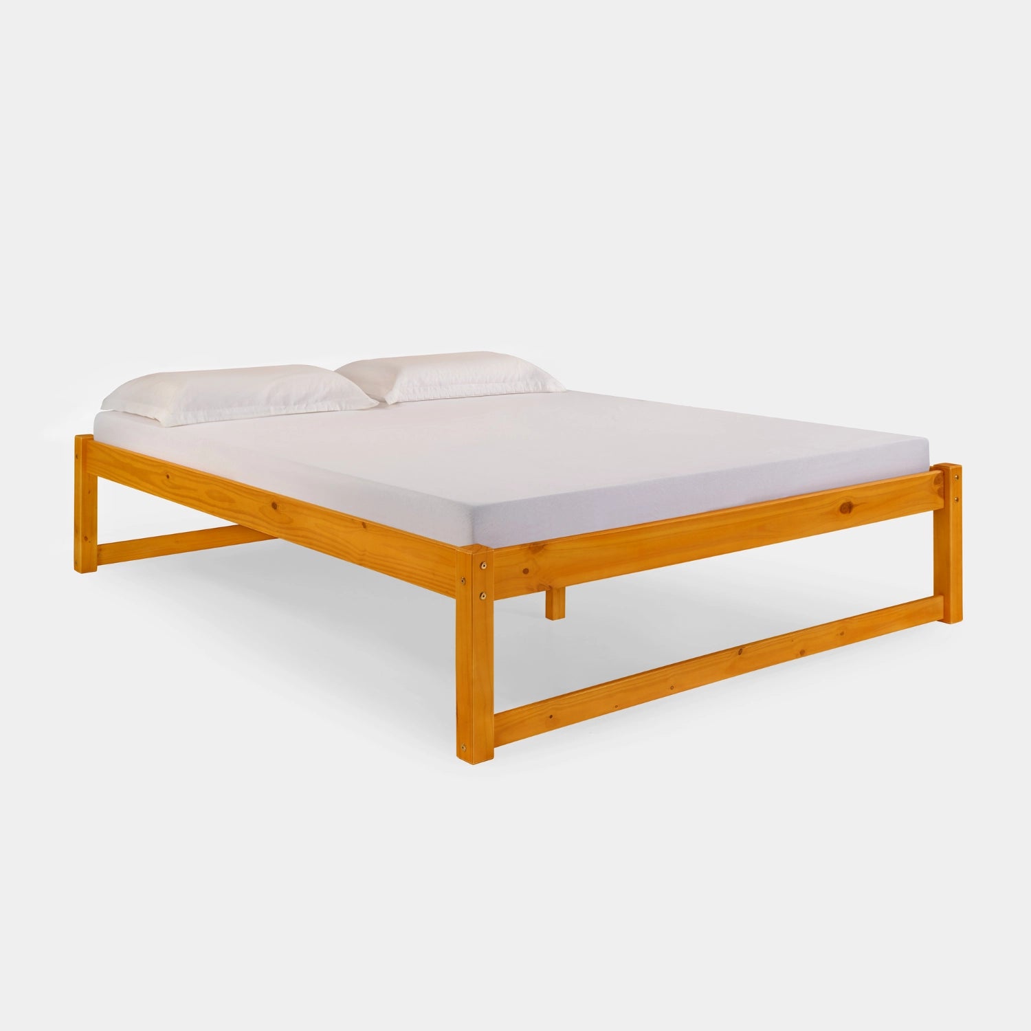 Cama de Madeira Morada Completa!