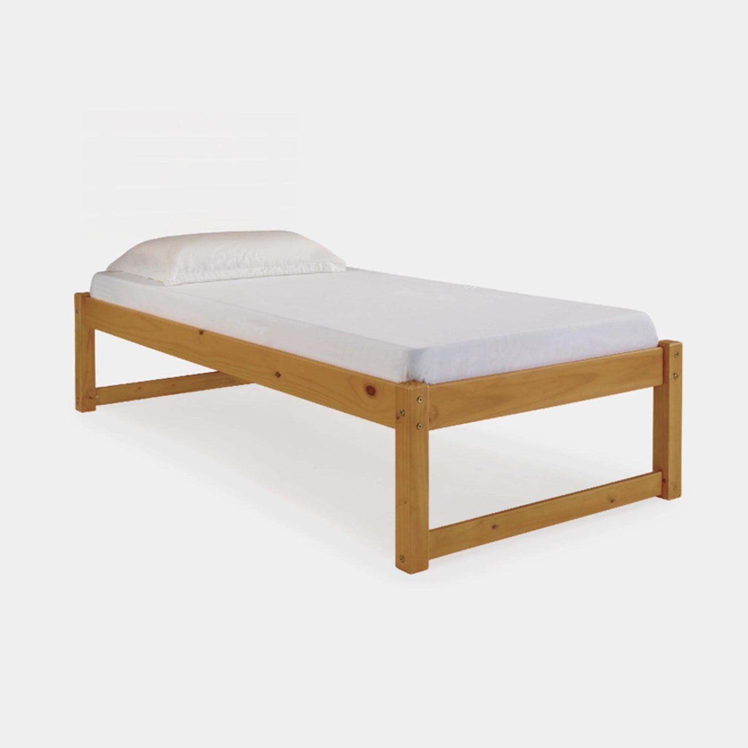 Cama de Madeira Morada Completa!
