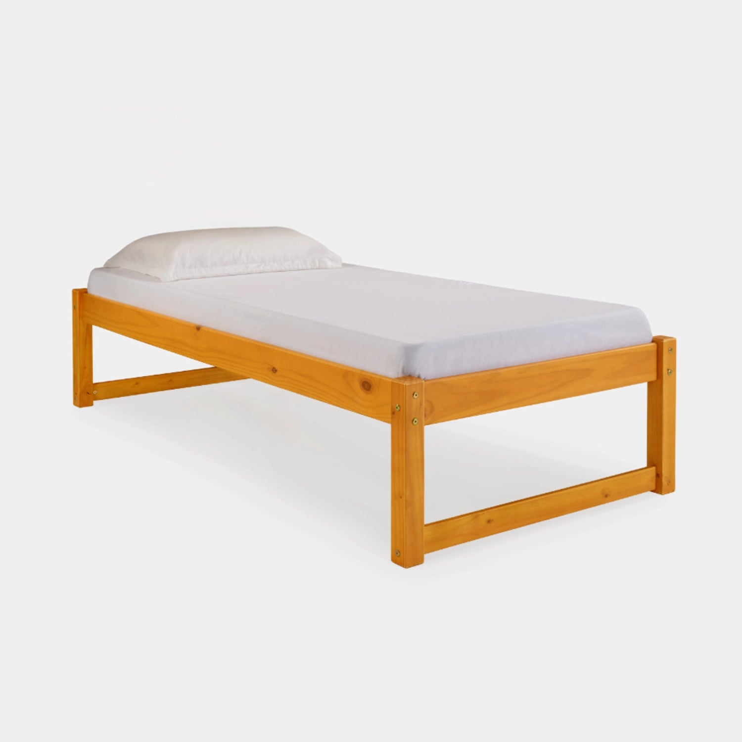 Cama de Madeira Morada Completa!