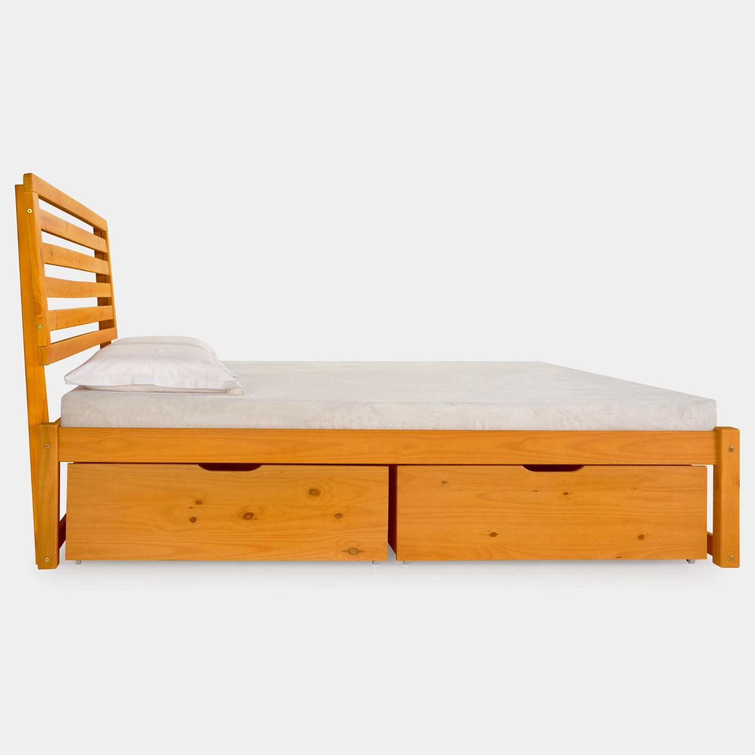 Cama de Madeira Morada Completa!