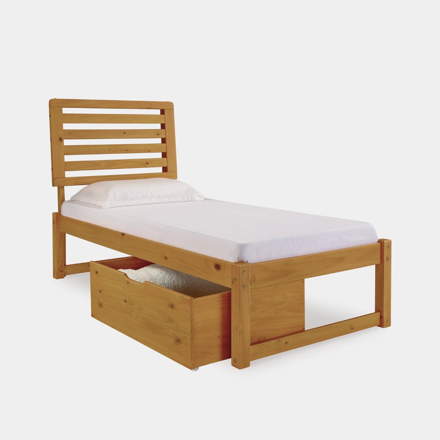 Cama de Madeira Morada Completa!