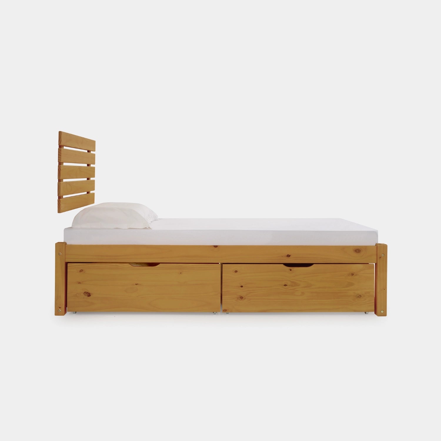 Cama de Madeira Morada Completa!