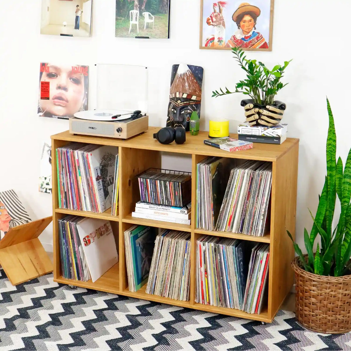Estante Cubo Seis Vinil!