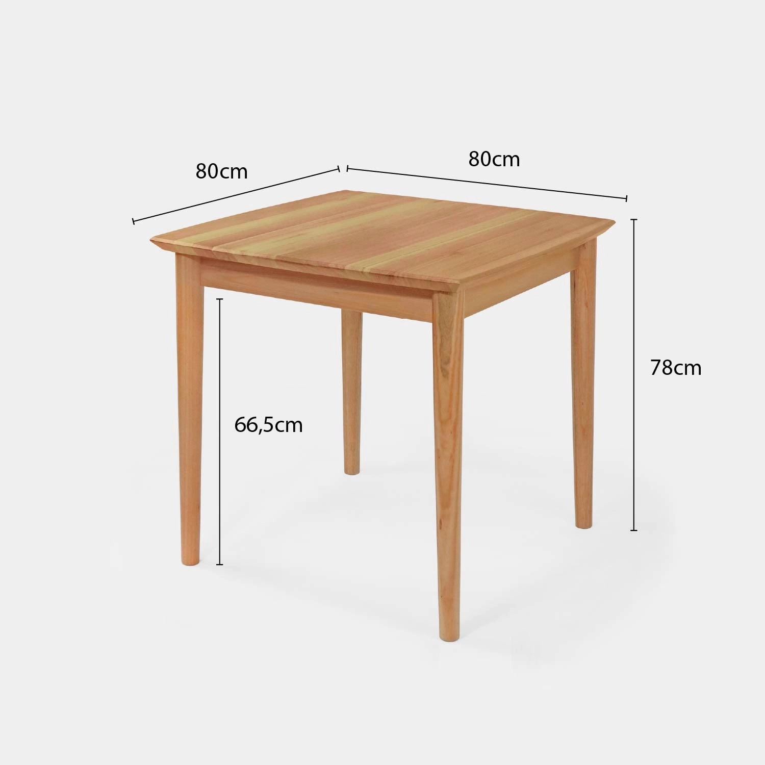 Conjunto Mesa de Jantar Zen Quadrada com 4 Cadeiras Brasileiras!