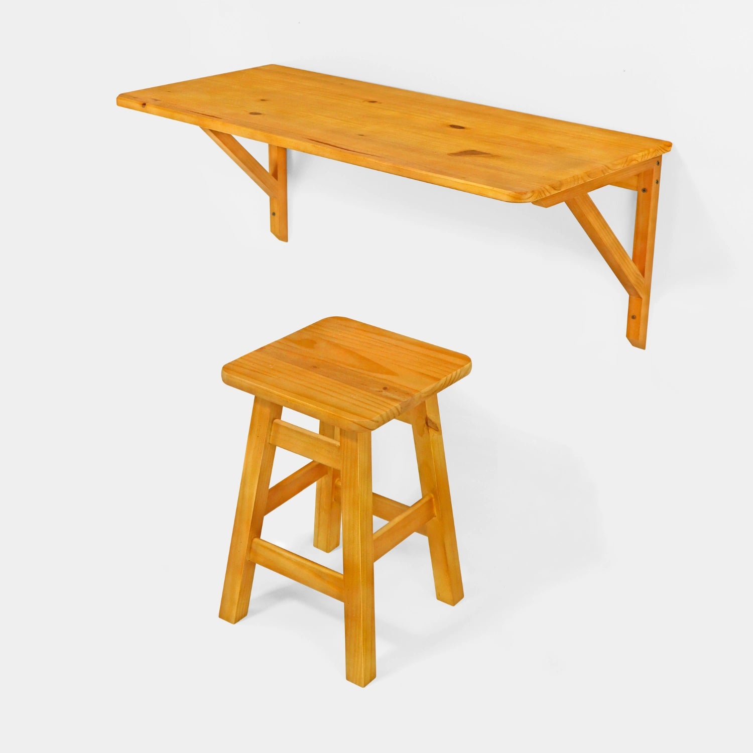 Mesa de Parede com Banquetas!