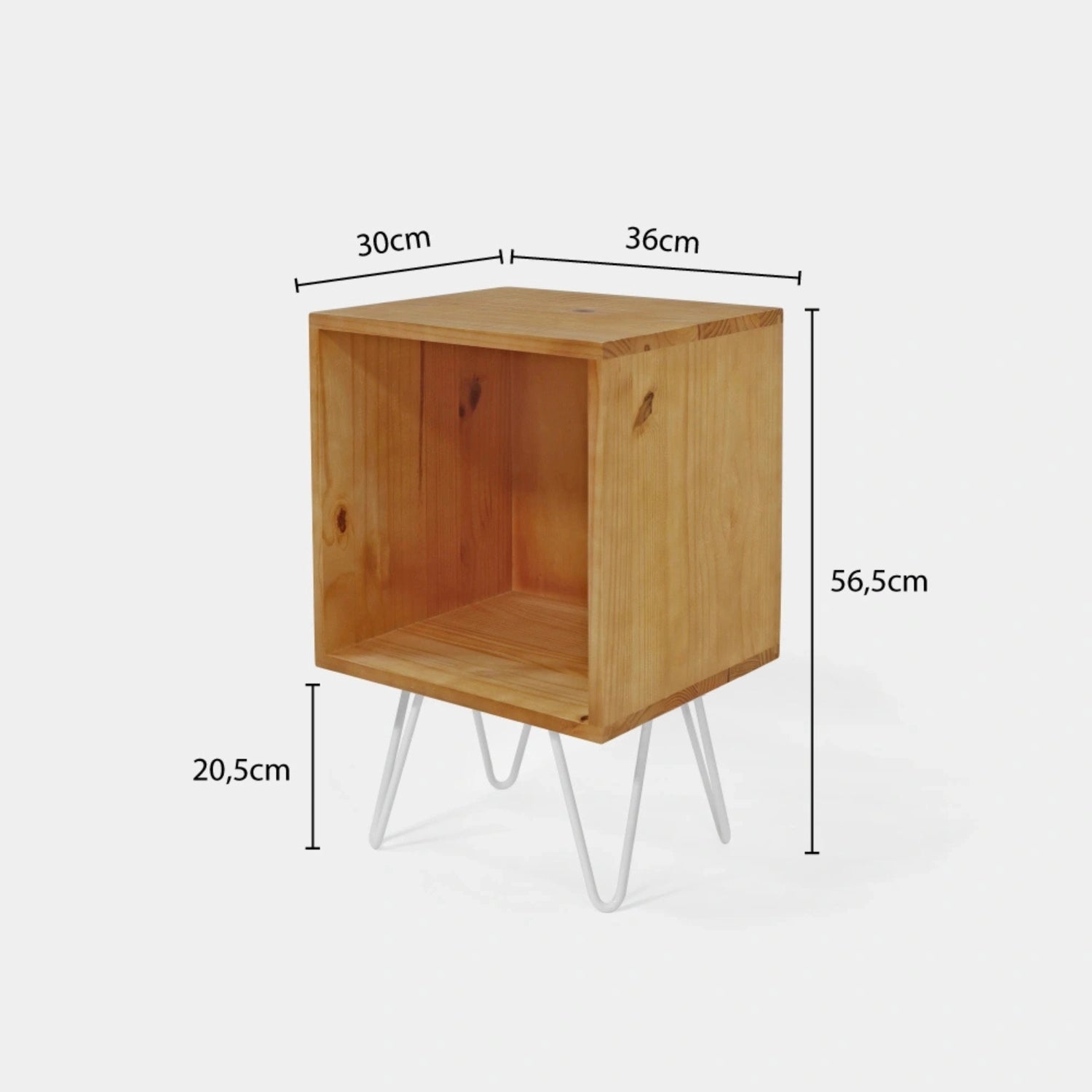 Mesa Lateral Habitat com Pés de Ferro!