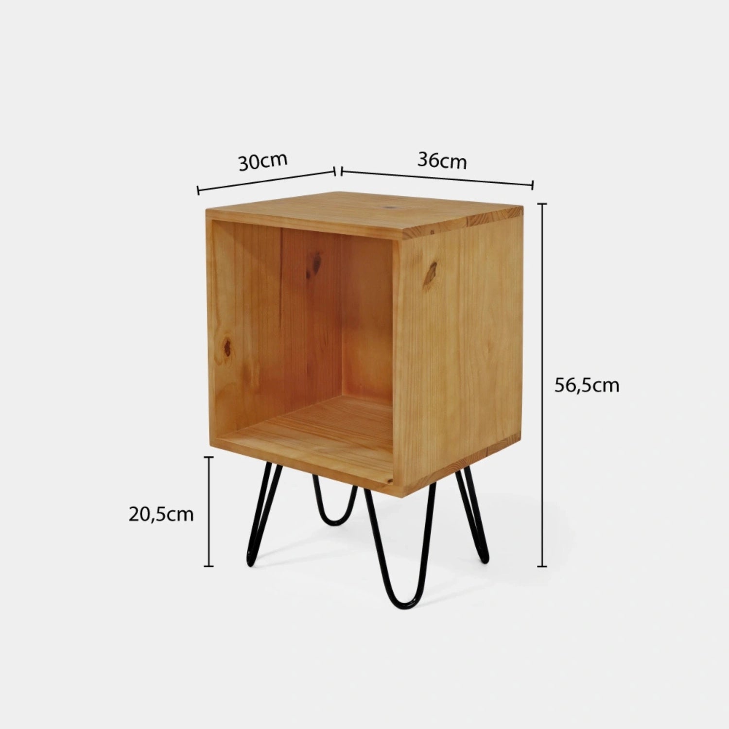 Mesa Lateral Habitat com Pés de Ferro!
