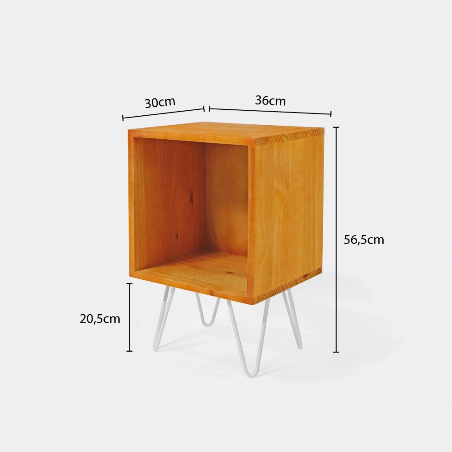 Mesa Lateral Habitat com Pés de Ferro!