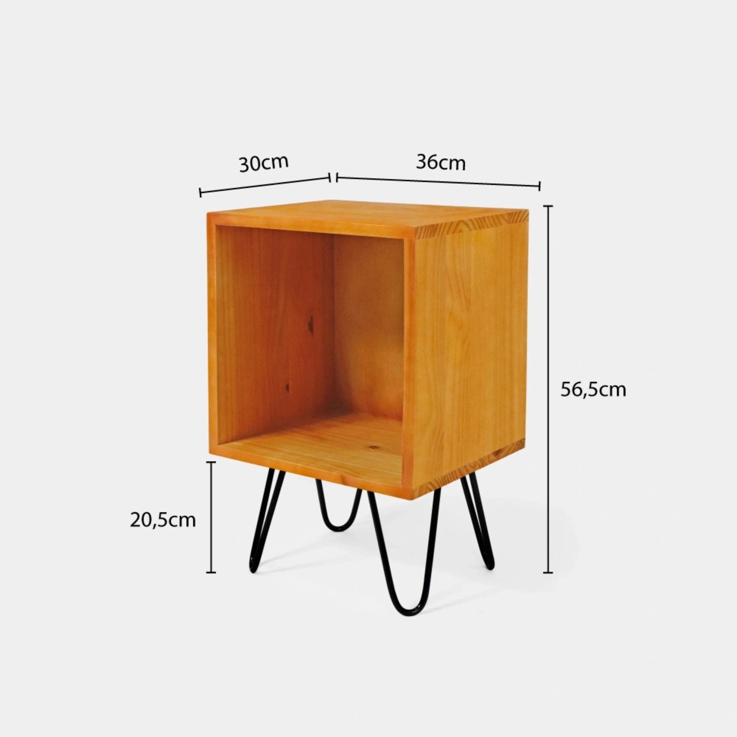Mesa Lateral Habitat com Pés de Ferro!