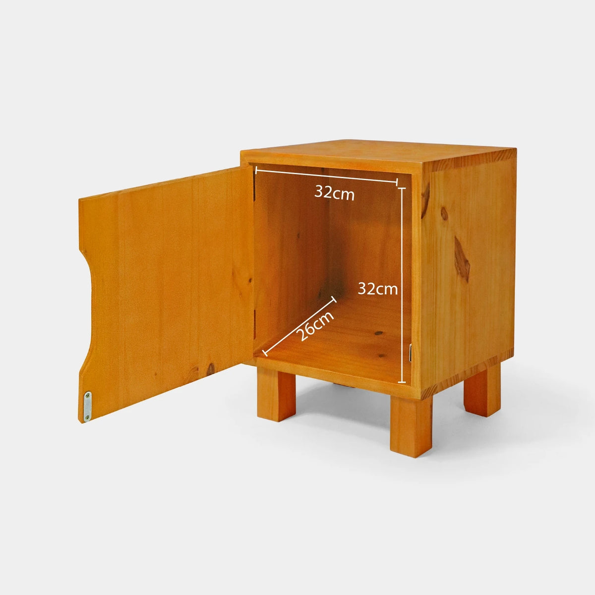 Mesa Lateral com Porta com Pés Quadrados!