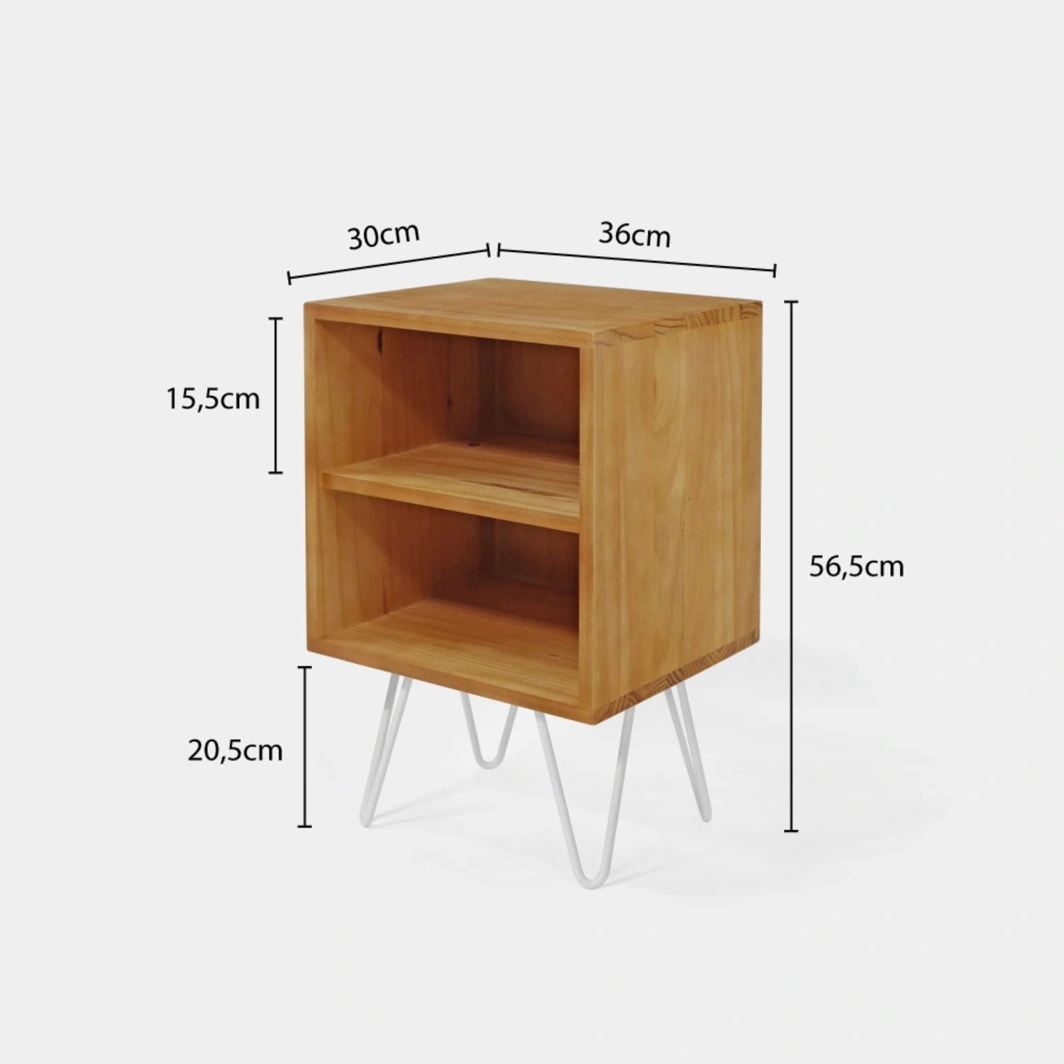 Mesa Lateral Prateleira com Pés de Ferro!