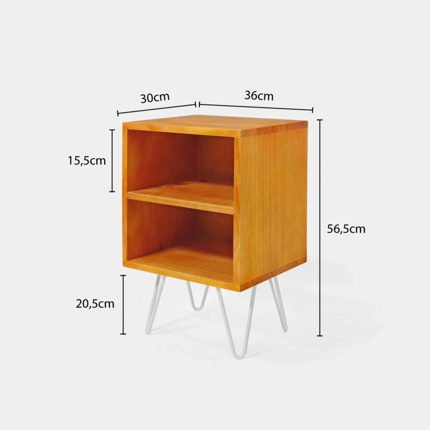 Mesa Lateral Prateleira com Pés de Ferro!