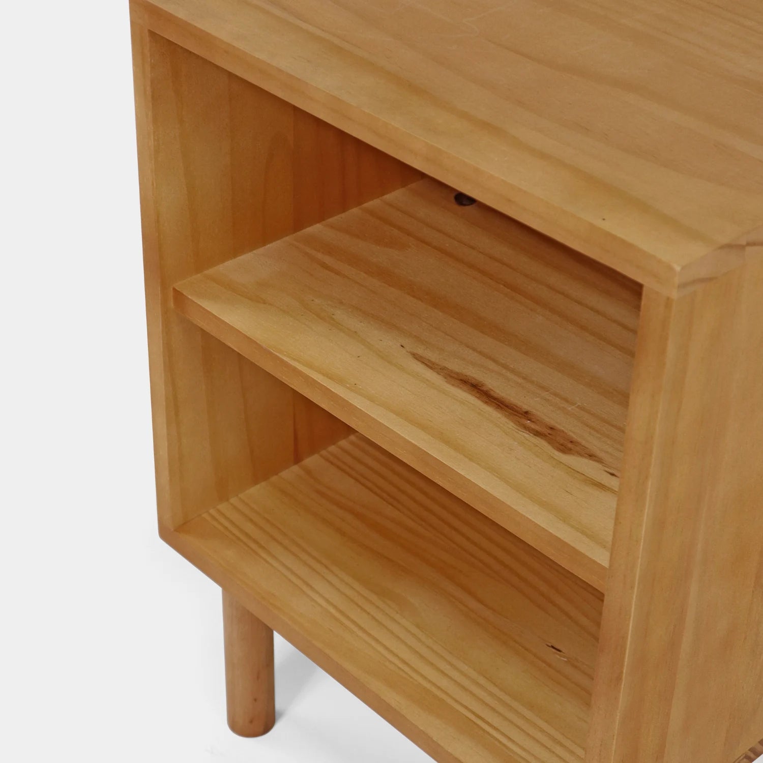 Mesa Lateral Prateleira com Pés Palitos!