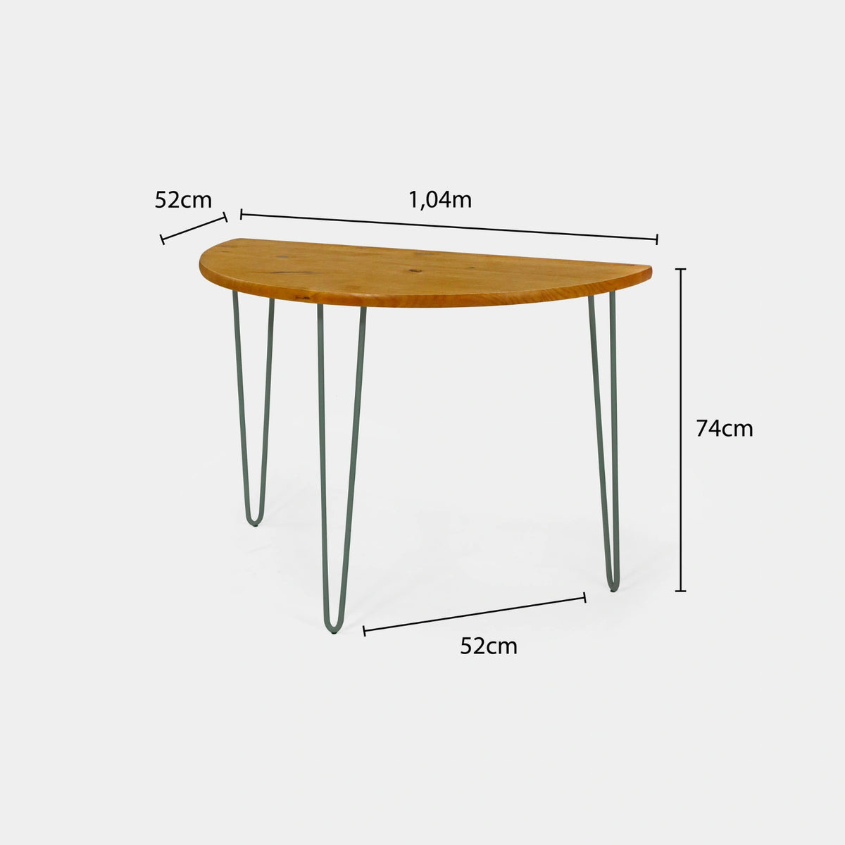 Mesa Meia Lua Industrial!