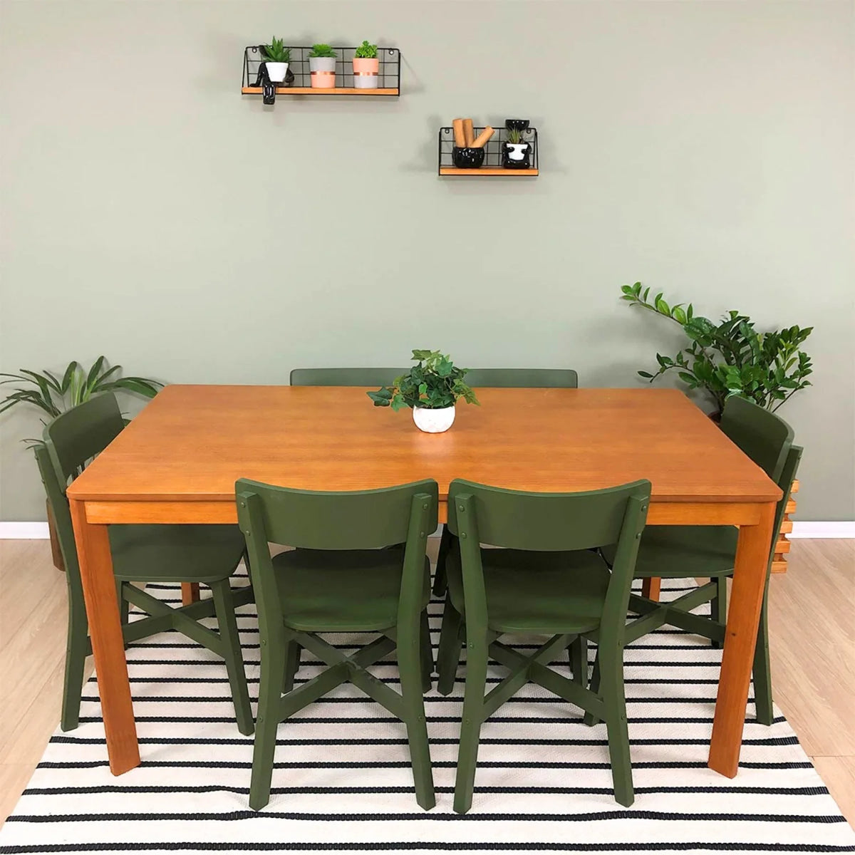 Mesa de Jantar Origami Retangular 6 Lugares!