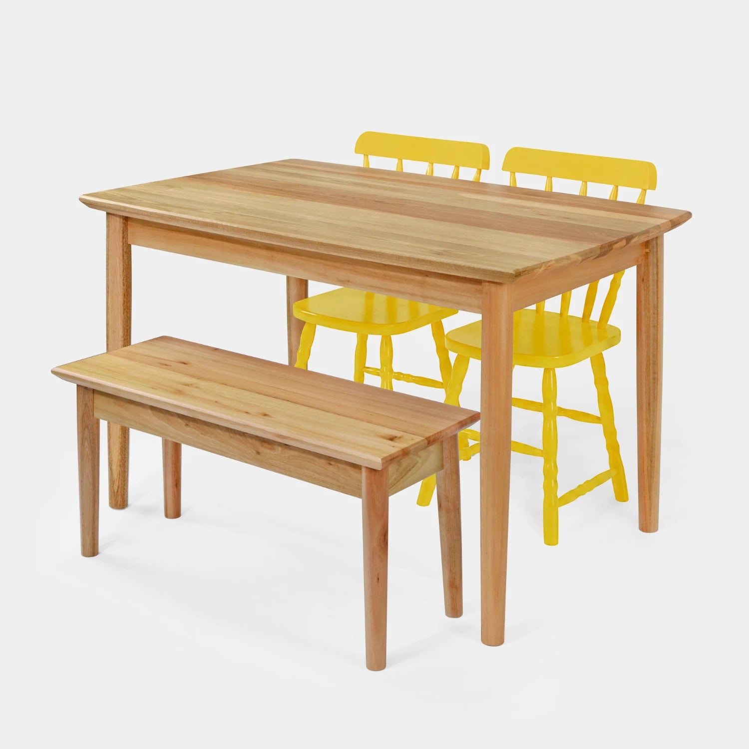 Conjunto Mesa de Jantar Zen com Banco e 2 Cadeiras Brasileiras!