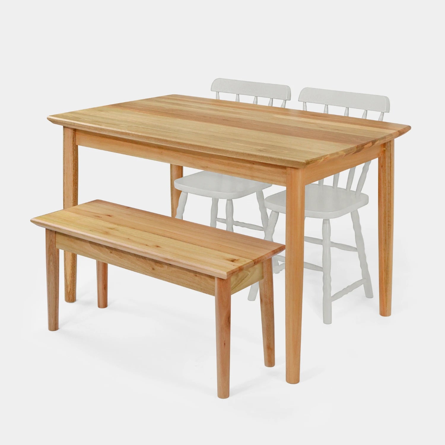 Conjunto Mesa de Jantar Zen com Banco e 2 Cadeiras Brasileiras!