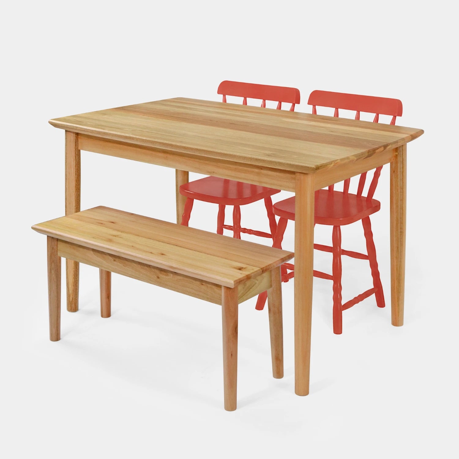 Conjunto Mesa de Jantar Zen com Banco e 2 Cadeiras Brasileiras!
