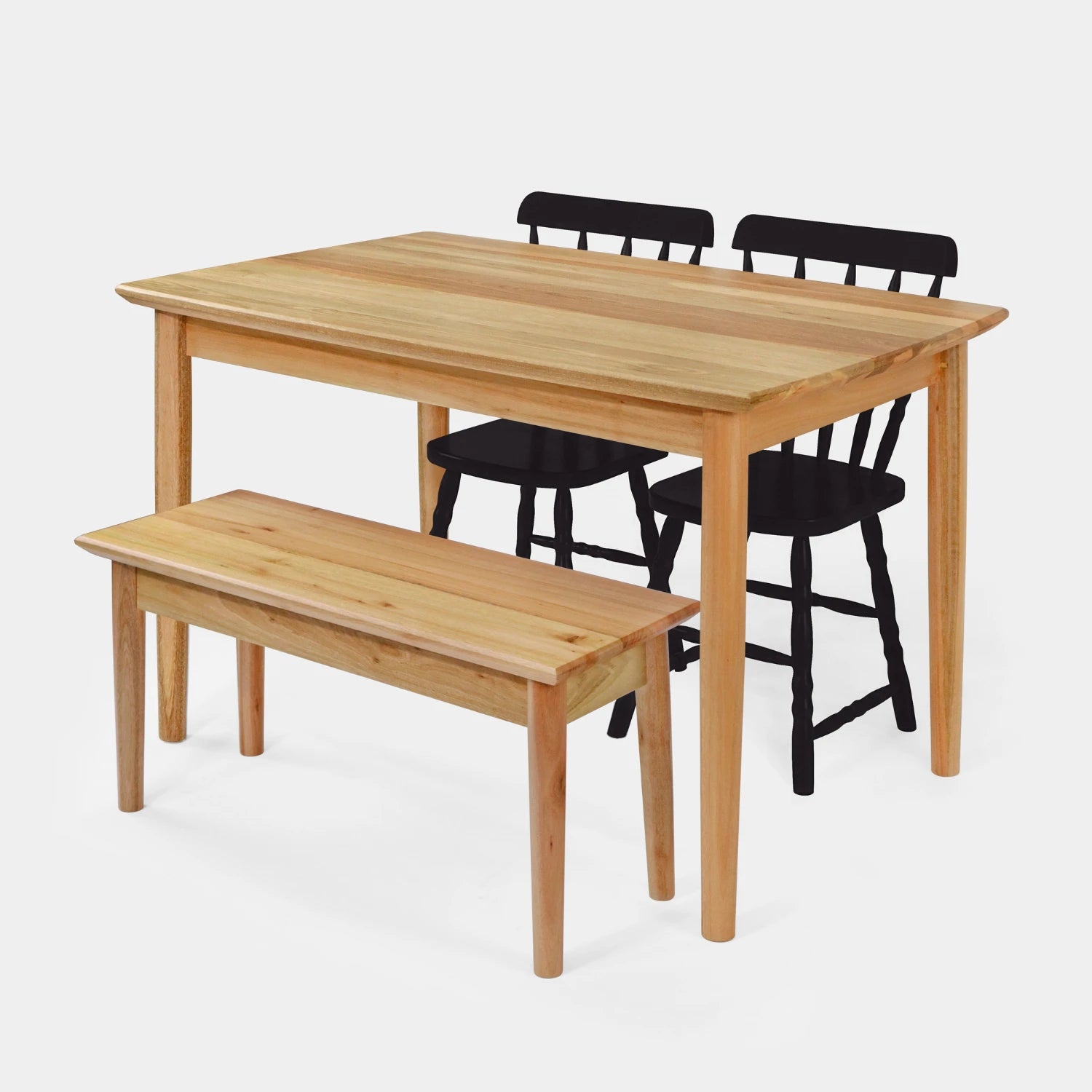 Conjunto Mesa de Jantar Zen com Banco e 2 Cadeiras Brasileiras!