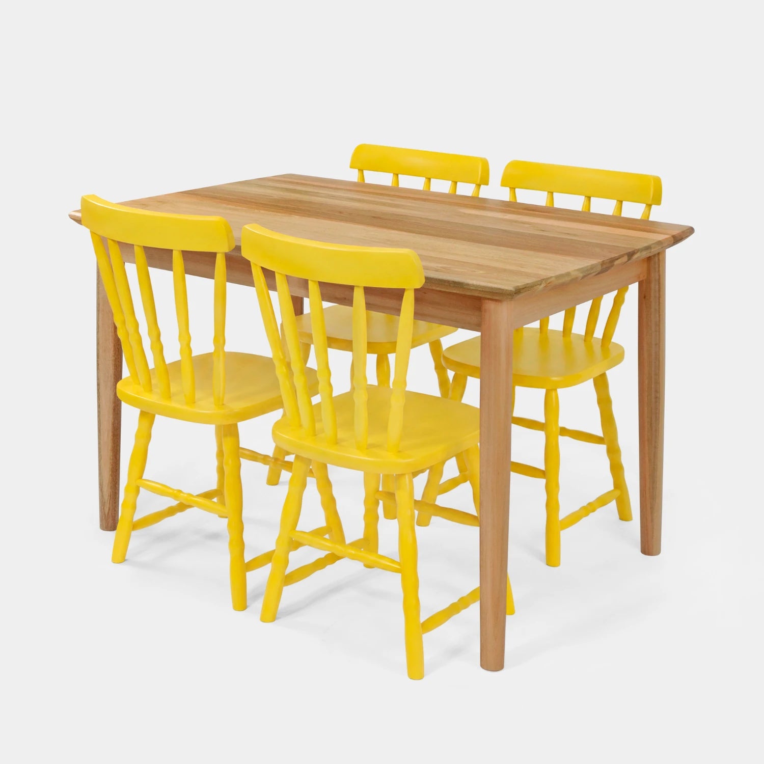 Conjunto Mesa de Jantar Zen Retangular com 4 Cadeiras Brasileiras!