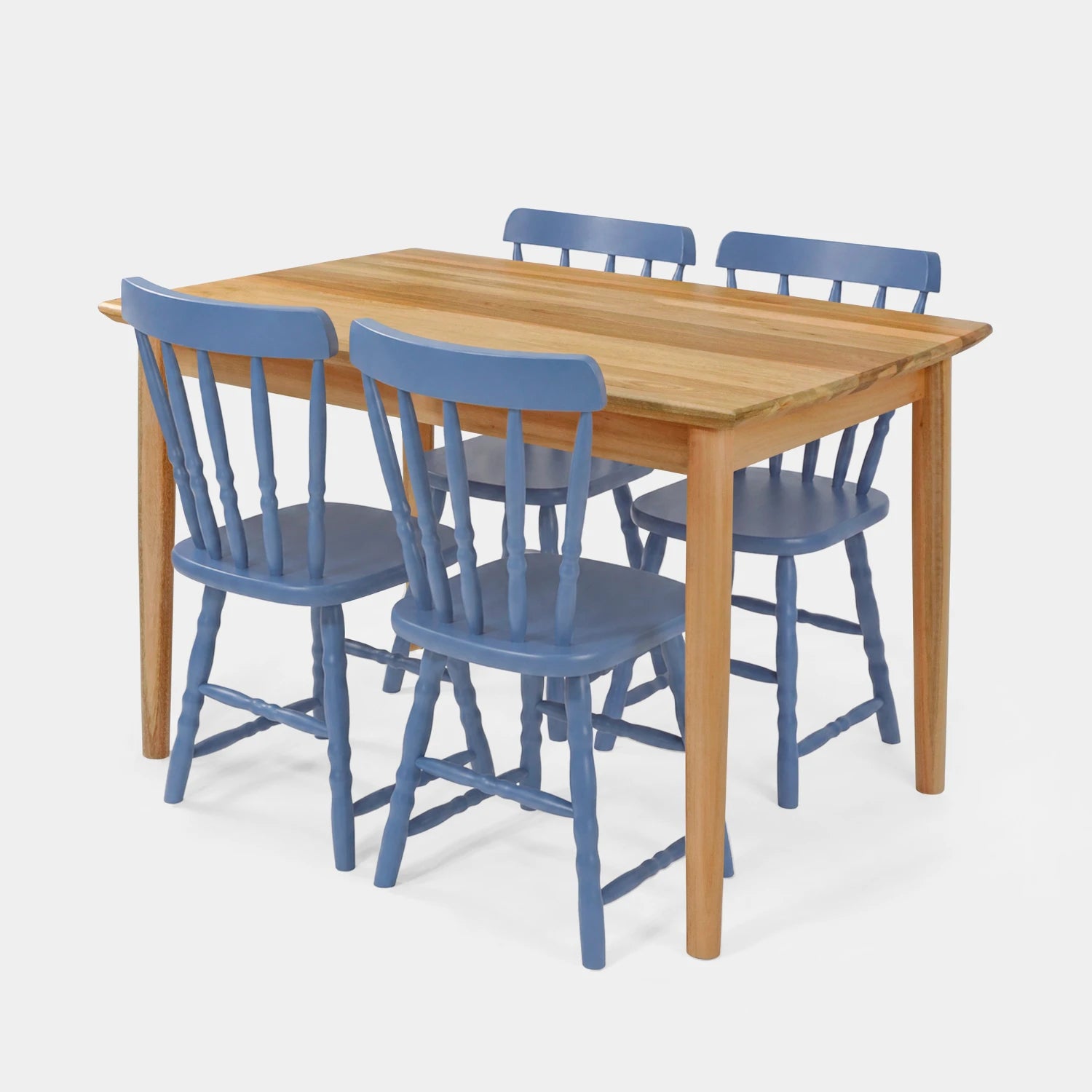 Conjunto Mesa de Jantar Zen Retangular com 4 Cadeiras Brasileiras!