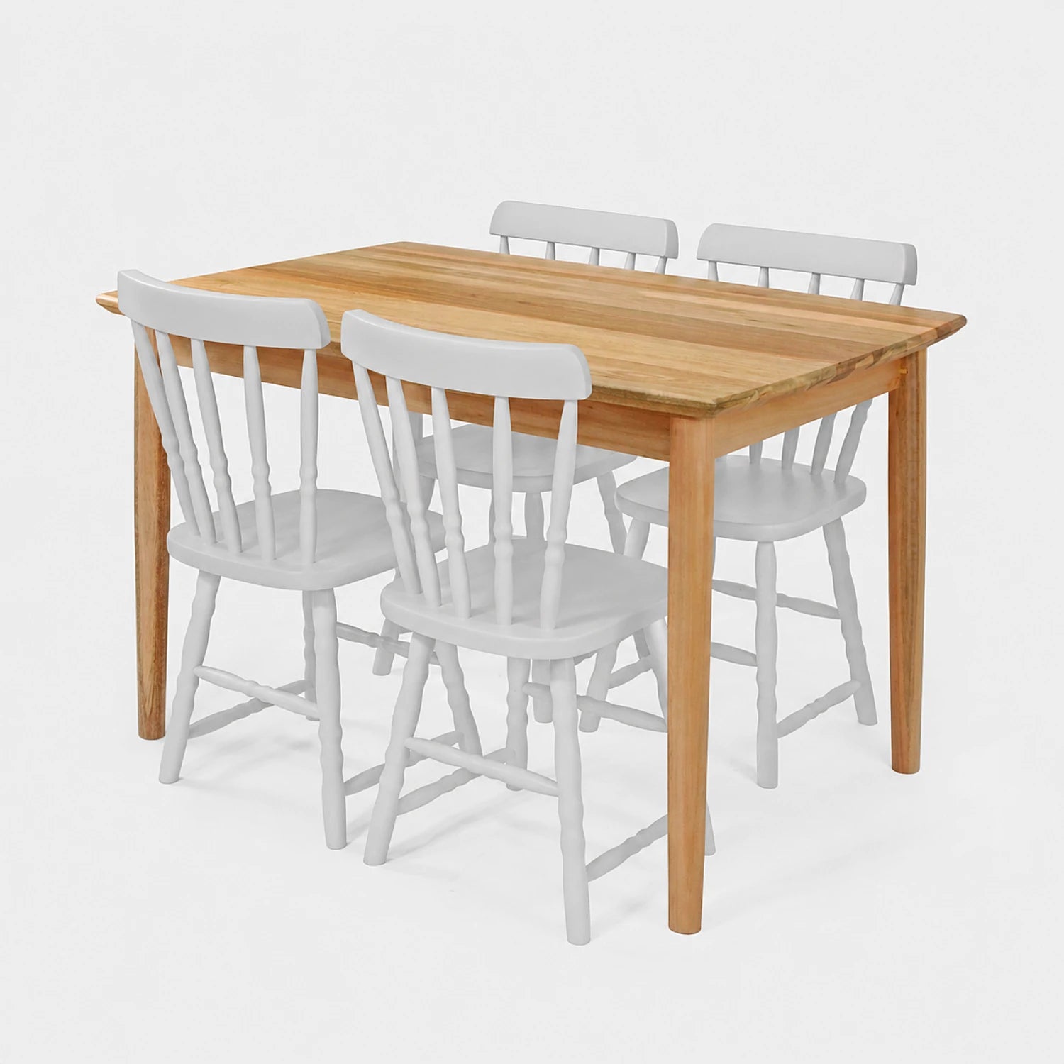 Conjunto Mesa de Jantar Zen Retangular com 4 Cadeiras Brasileiras!