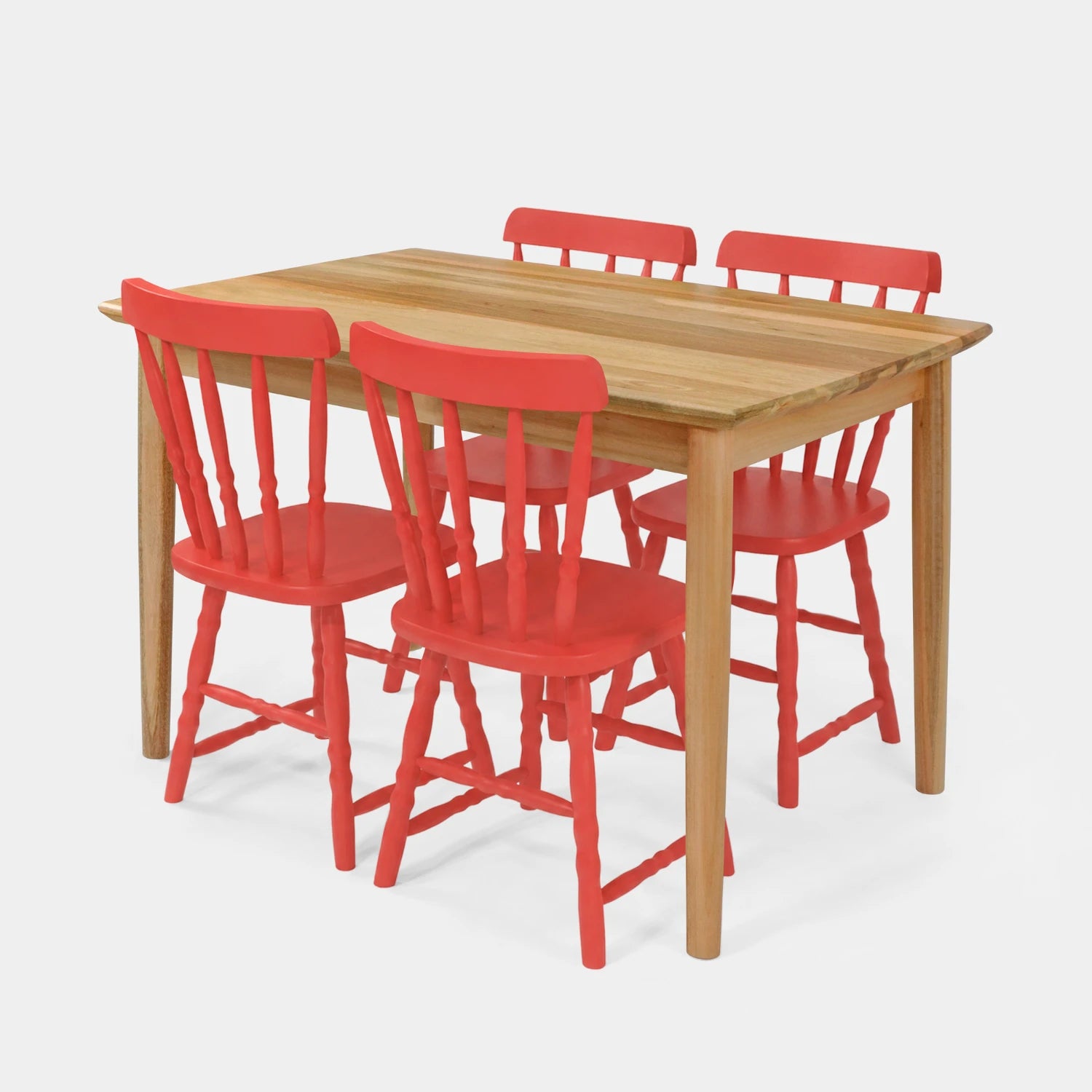 Conjunto Mesa de Jantar Zen Retangular com 4 Cadeiras Brasileiras!