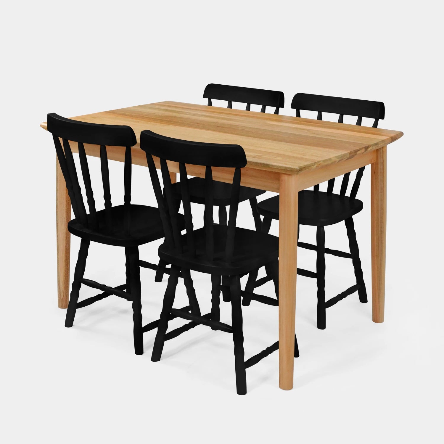 Conjunto Mesa de Jantar Zen Retangular com 4 Cadeiras Brasileiras!